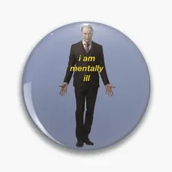 hannibal i am mentally ill Pin Buttons Brooches  Jewelry Accessory Customize Brooch Fashion Lapel Badges