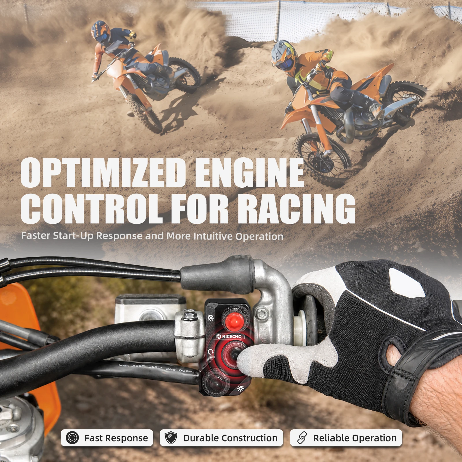 Für KTM EXC 300 EXCF 350 SXF 450 2024-2026 Für Husqvarna TE 300 FE 250 FE 350 2025 Kurzer Bremshebel & Start-Stopp-Schalter – Detail 13