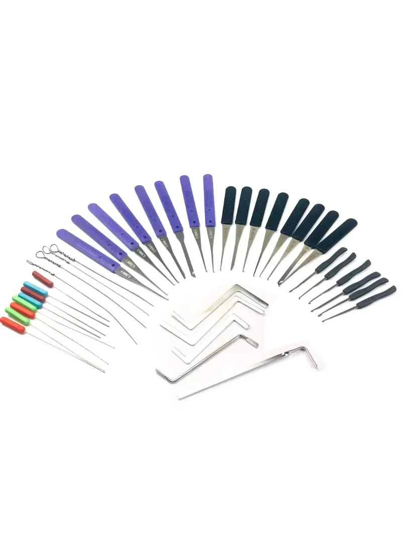 Kit d'outils d'extraction de serrurier, ensemble d'outils de retrait de clé cassée avec outils de clé à Tension