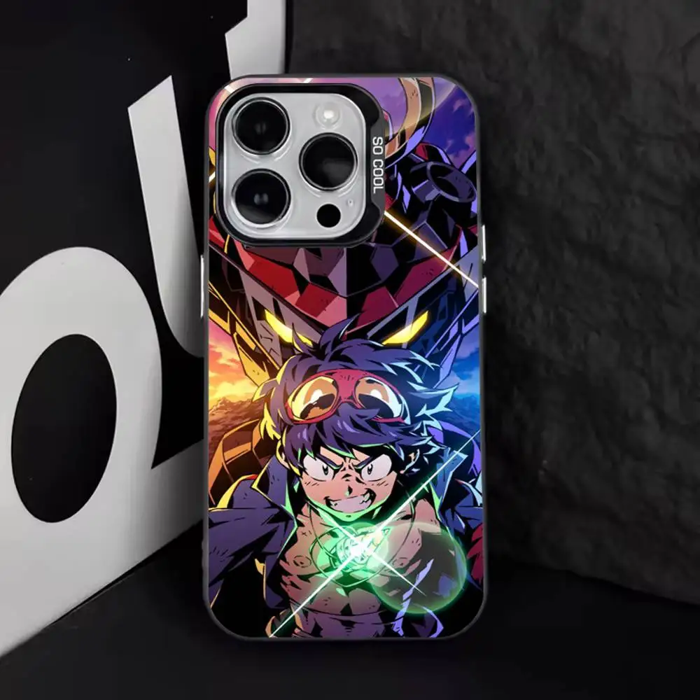 حافظة هاتف G-Gurren L-Lagann لهاتف iPhone 17,16,15,14,13,12,11,Pro,Max,Plus,E,Air, Mini Black Tpu