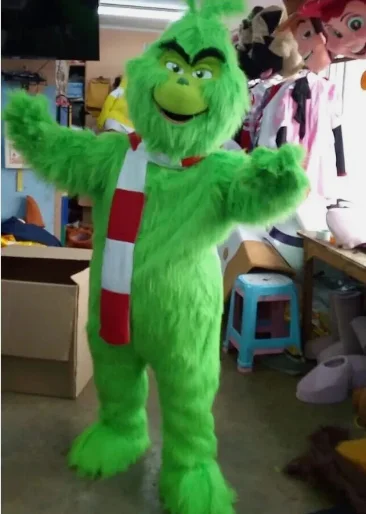 

Новый костюм-маскот 2026 года: милый зеленый монстр из пены, плюшевый, для взрослых, хит продаж, для Рождества и Хэллоуина