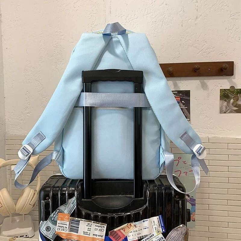 Women's Handbag Letter Backpacks Y2K Waterproof Computer Male Back To School Student Zipper High Capacity Backpacks Female New