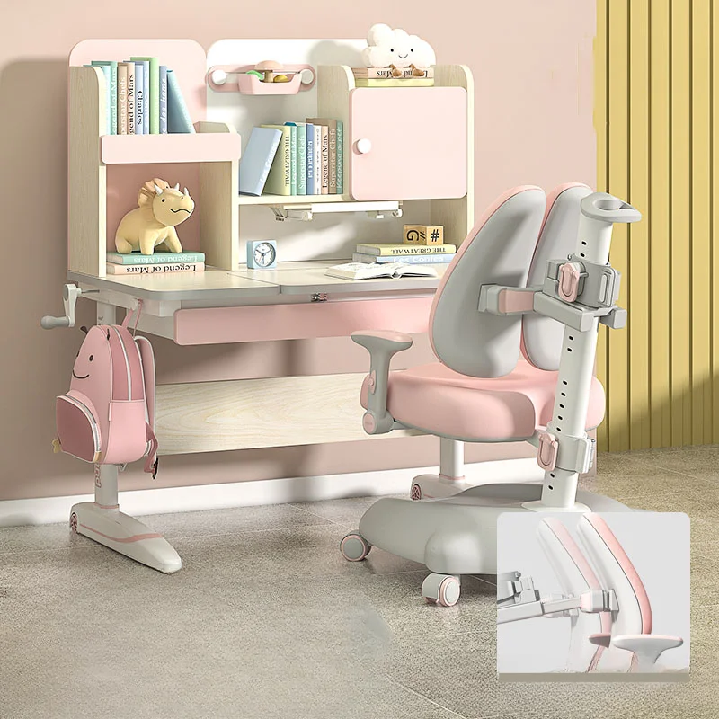 Kids Desk Chair Primary School Tables Girl Children's Furniture Room Elementary Table Children Bureau Enfant School Supplies