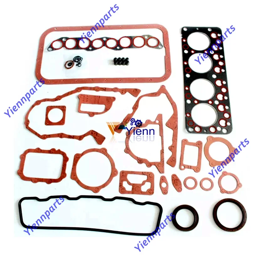 Полный комплект прокладок для капитального ремонта SD23 SD25 10101-09W25, прокладка головки 11044-09W01, подходит для Nissan EH01 EH02 K01, детали двигателя SD25 для вилочного погрузчика