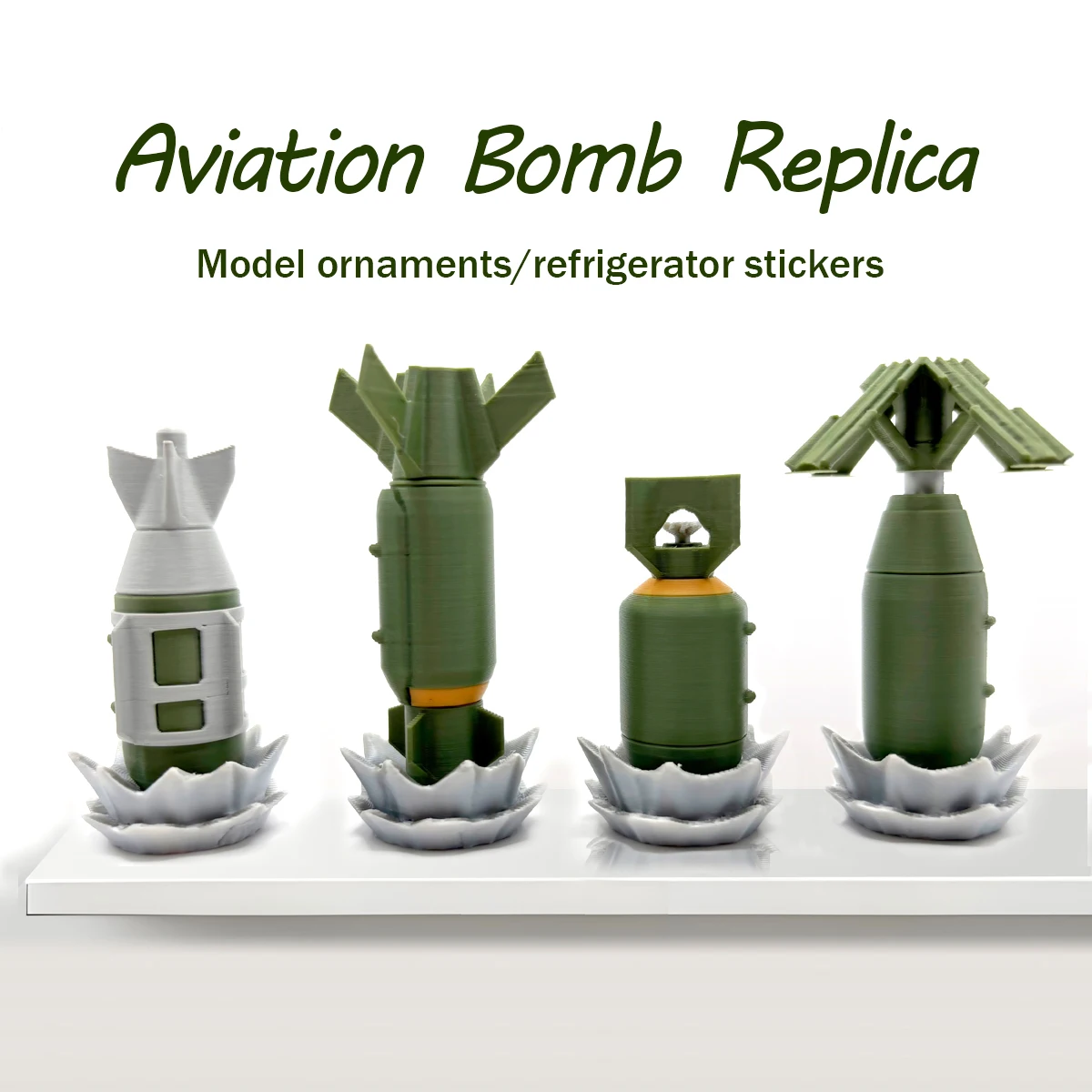 الأصلي شعبية صاروخ الثلاجة المغناطيس سيارة ملصق المغناطيسي 3D المطبوعة العسكرية الثقافية والإبداعية هدية