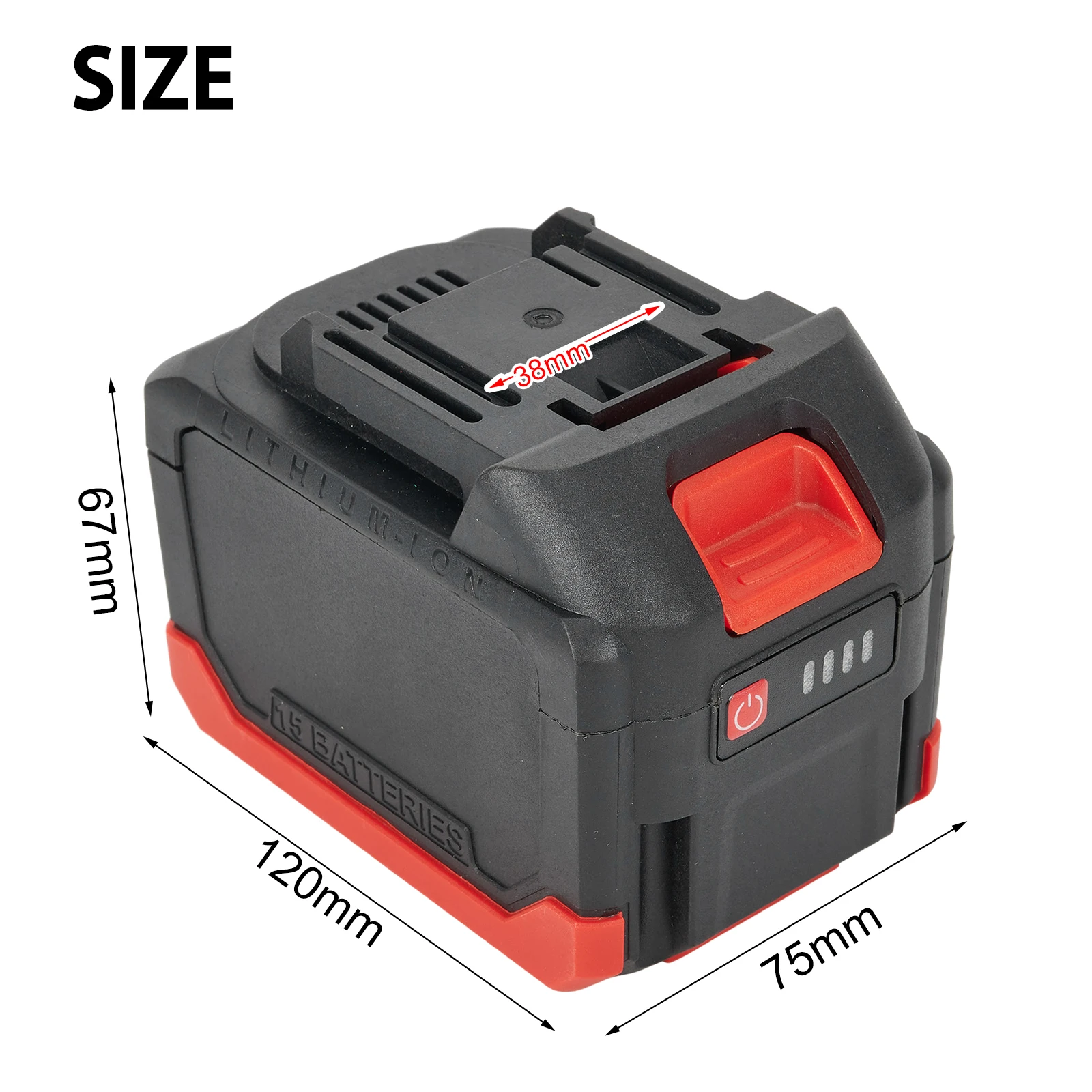 Imagem -02 - Caixa de Bateria para Makita 21 v Caixa de Armazenamento Shell Pcb Charging Board para Makita Power Tool 21 v Single Cell Charge