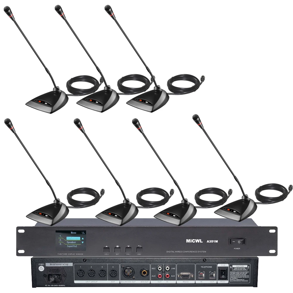 

Top MX418 Flexional Gooseneck Desktop Conference 30 Microphone System Controller President Delegate Mic eeting Hall Solutions