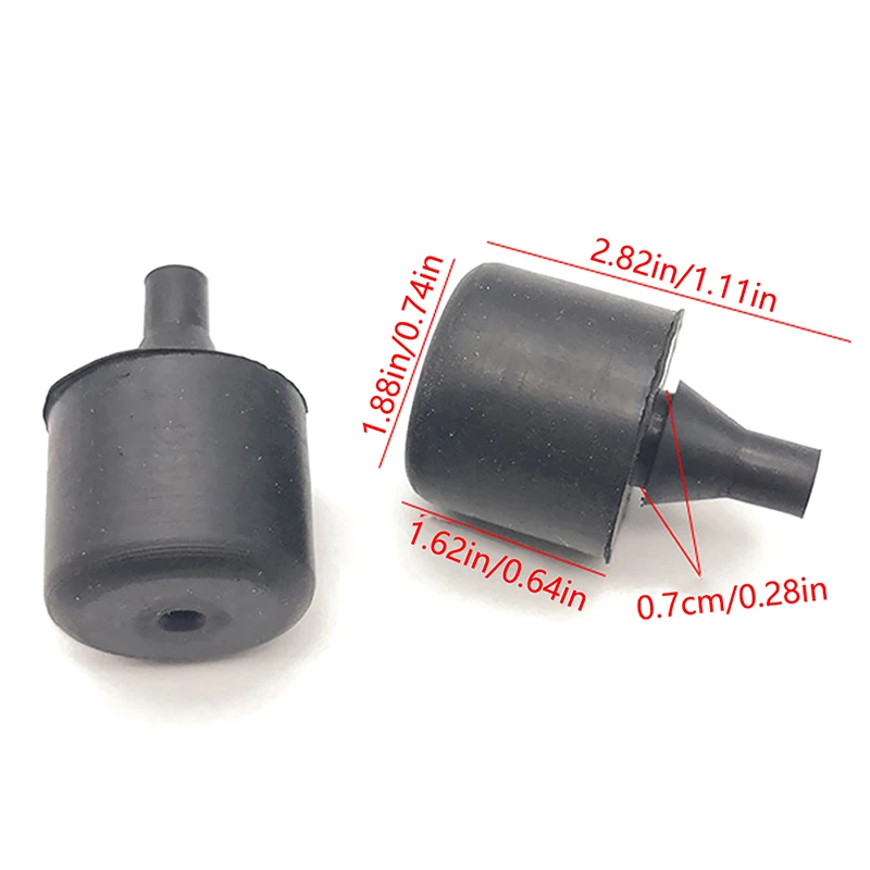 4PCS Car Door Buffer Rubber Door Anti-collision Rubber Pad Auto Door Buffer Block Rubber Damper For Discovery 3 4