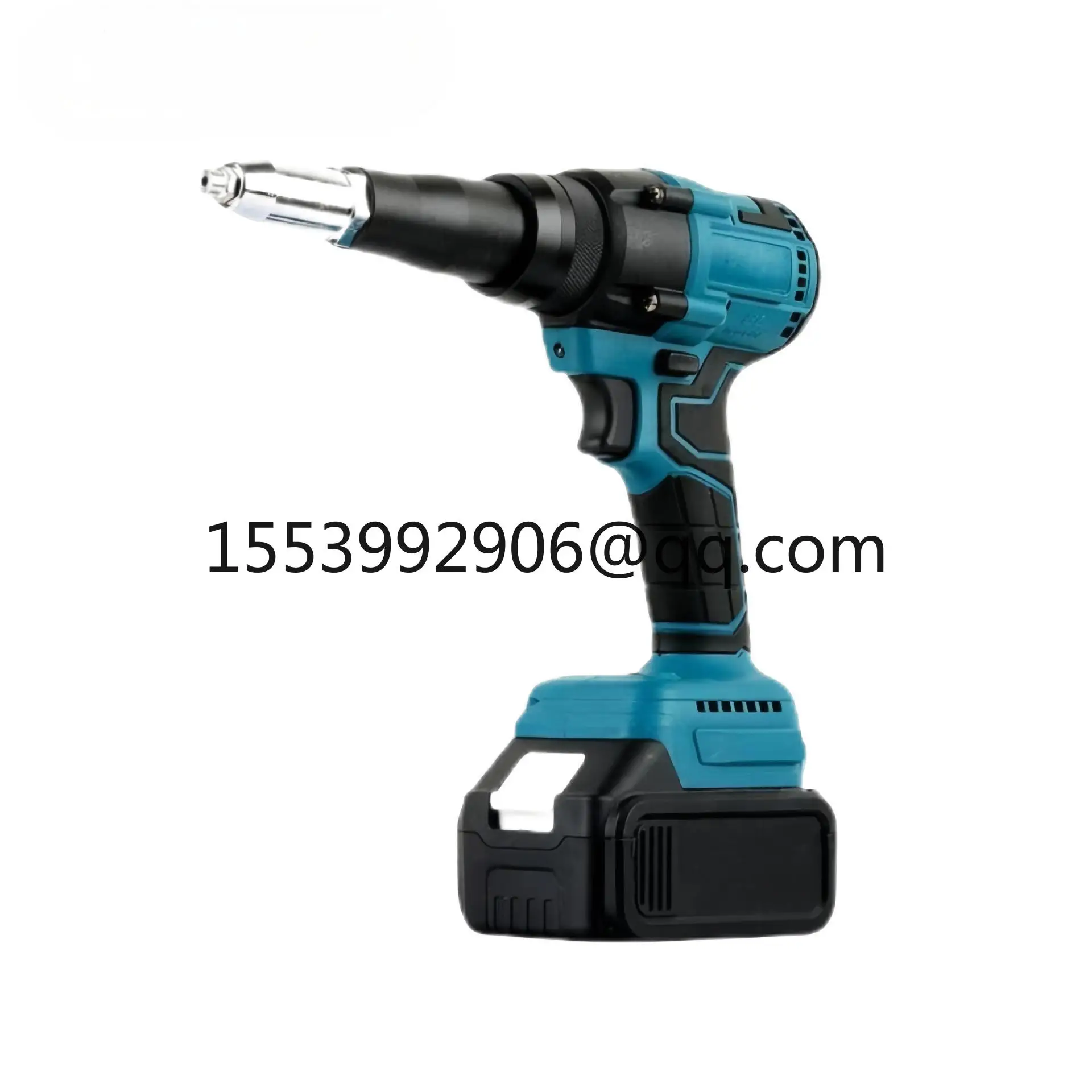 Electric cordless 2.4-4.8mm rivet nut gun LED light drill insert nut rivet tool without battery