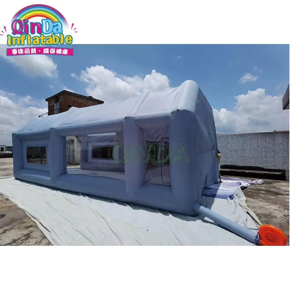 

Hot Sale Inflatable Portable Spray Booth Paint Tent For Car With Filter