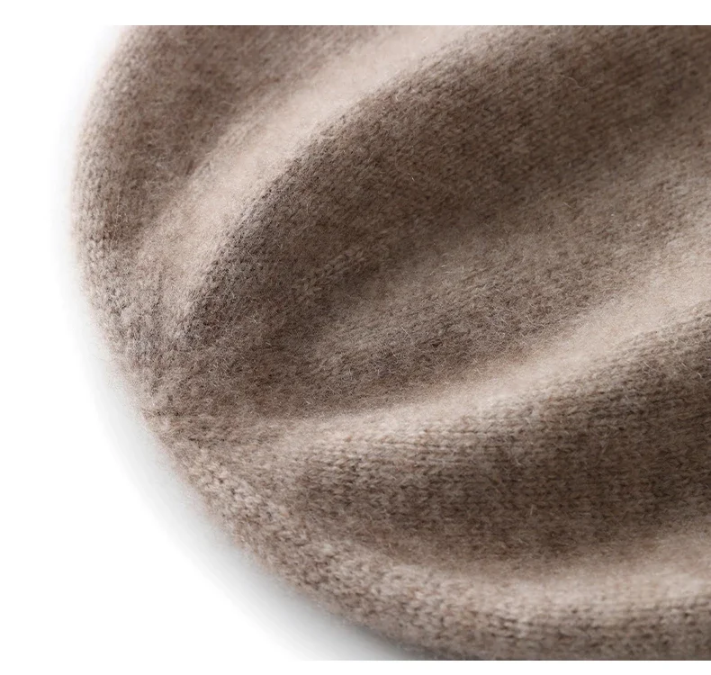 جديد الشتاء الكشمير محبوك للجنسين قبعة تدفئة عالية الجودة الصلبة الترفيه كم قبعة الرجال والنساء قبعة عالية الجودة #5