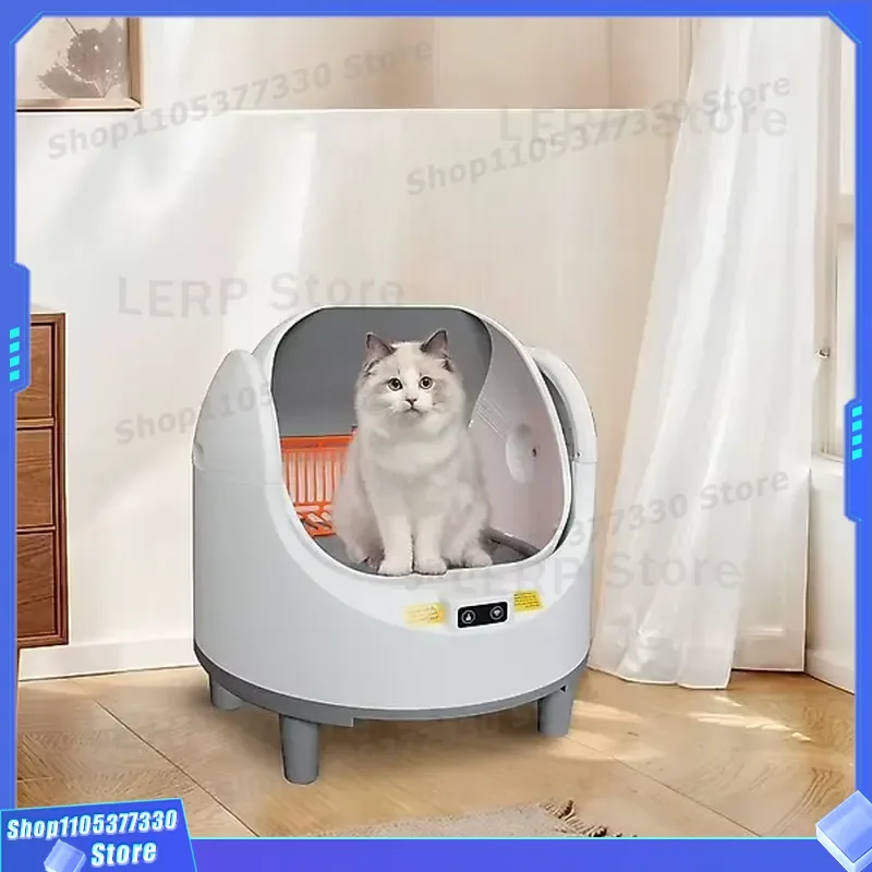 Smart Automatic Cat Litter Box 2025 New Self Cleaning Robot System Intelligent Pet Waste Management Device Accessories Kit