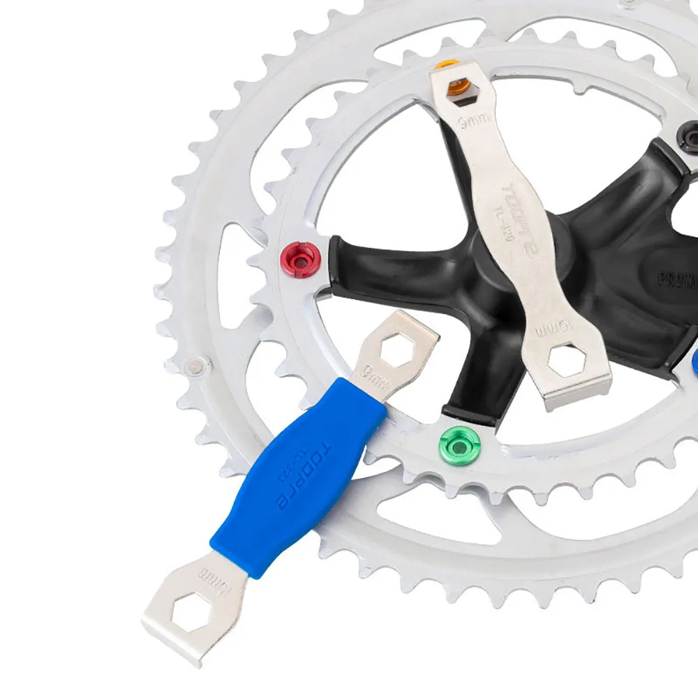 AliExpress NONE Mountain Bike Chainring Ｗrench Flat Screw Hain Nail Wrench Disassembly Tool Sprocket Chainring Tool Repair Accessories