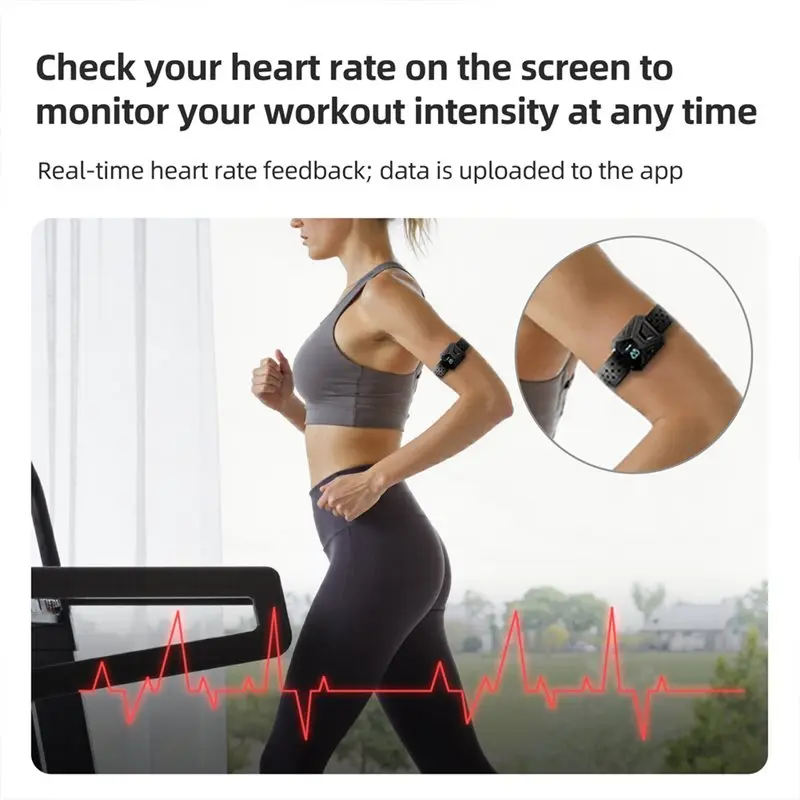 A64T-HRM70 Armband Heart Rate Monitor Sensor Bluetoot Accurate HRM For Men Women Workout Exercise Sport Running Cycling
