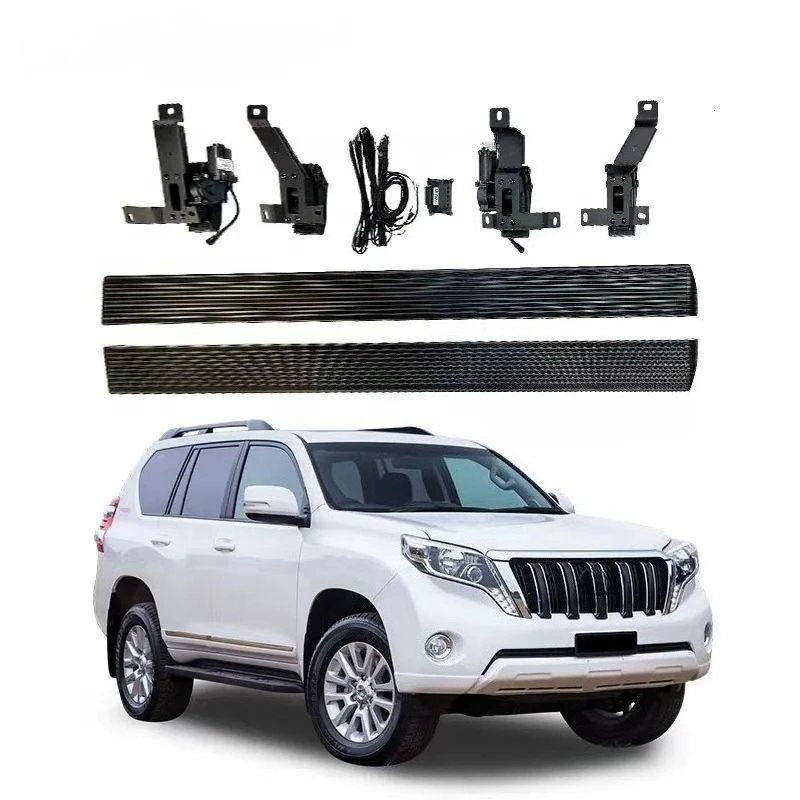 

Rust-Proof Retractable Step Side Door Roof Foot Pedal Power Automatic Electric Power Side Step Running Board for PRADO