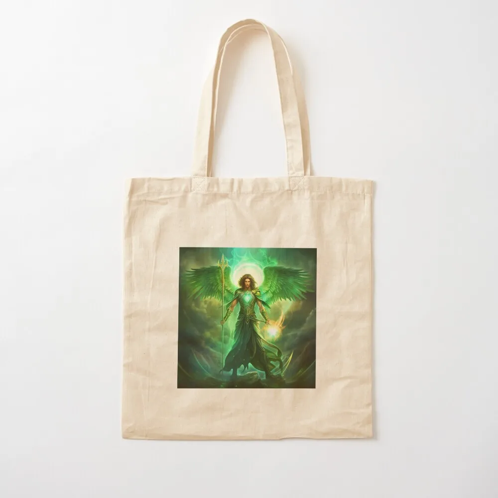 The Archangels Collection: Archangel Raphael the Healer Magician Tote Bag