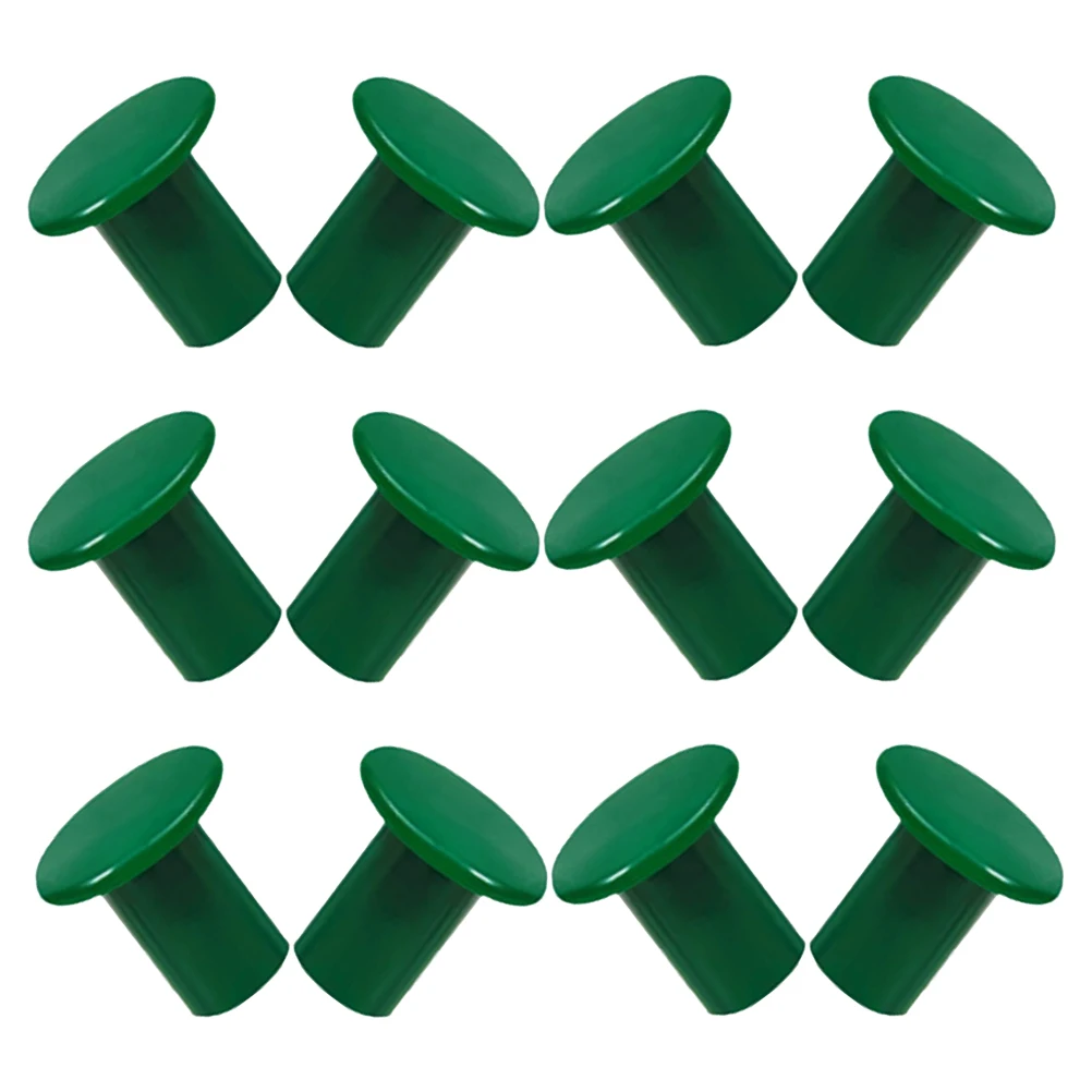 12 Stuks Tuin Riet Bamboe Caps Plant Ondersteuning Staaf Veiligheid Hoek Covers Voor Tuin Boerderij Plastic Caps Voor Plant Stake Sticks Polen