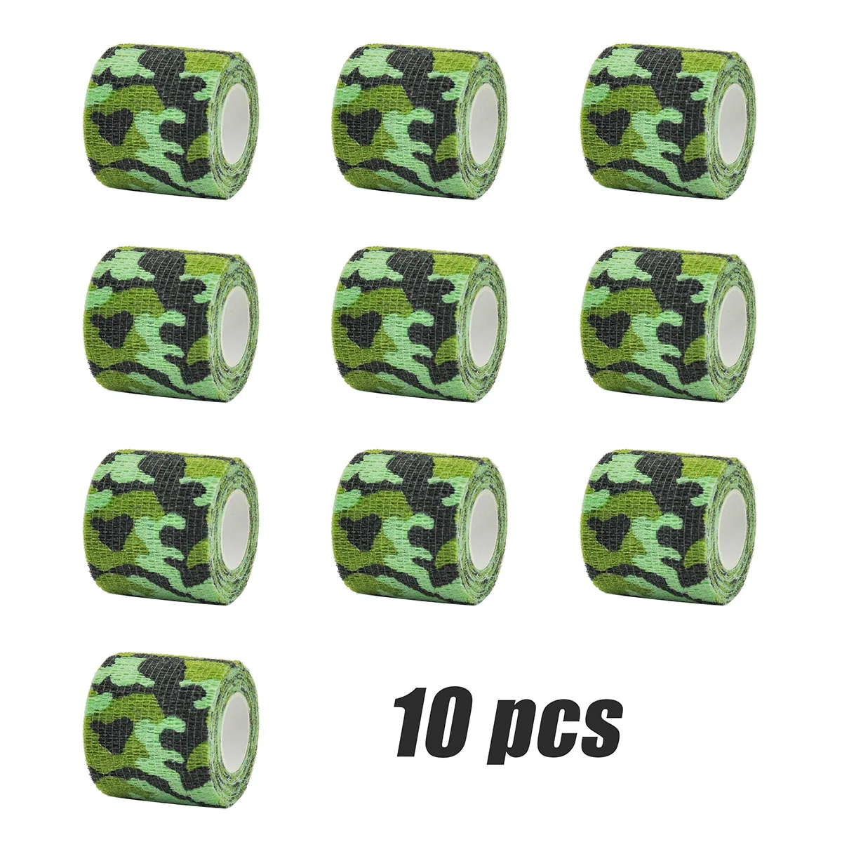 1/6/10Pcs land Camouflage Elastic Wrap Tape Self Adhesive Sports Protector Ankle Knee Finger Arm Bandage