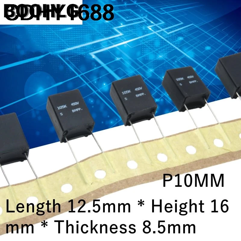 10 個 SUNG HO MKP BMPP 105 1.0uf 1uf 450v コンデンサ生成シーメンス