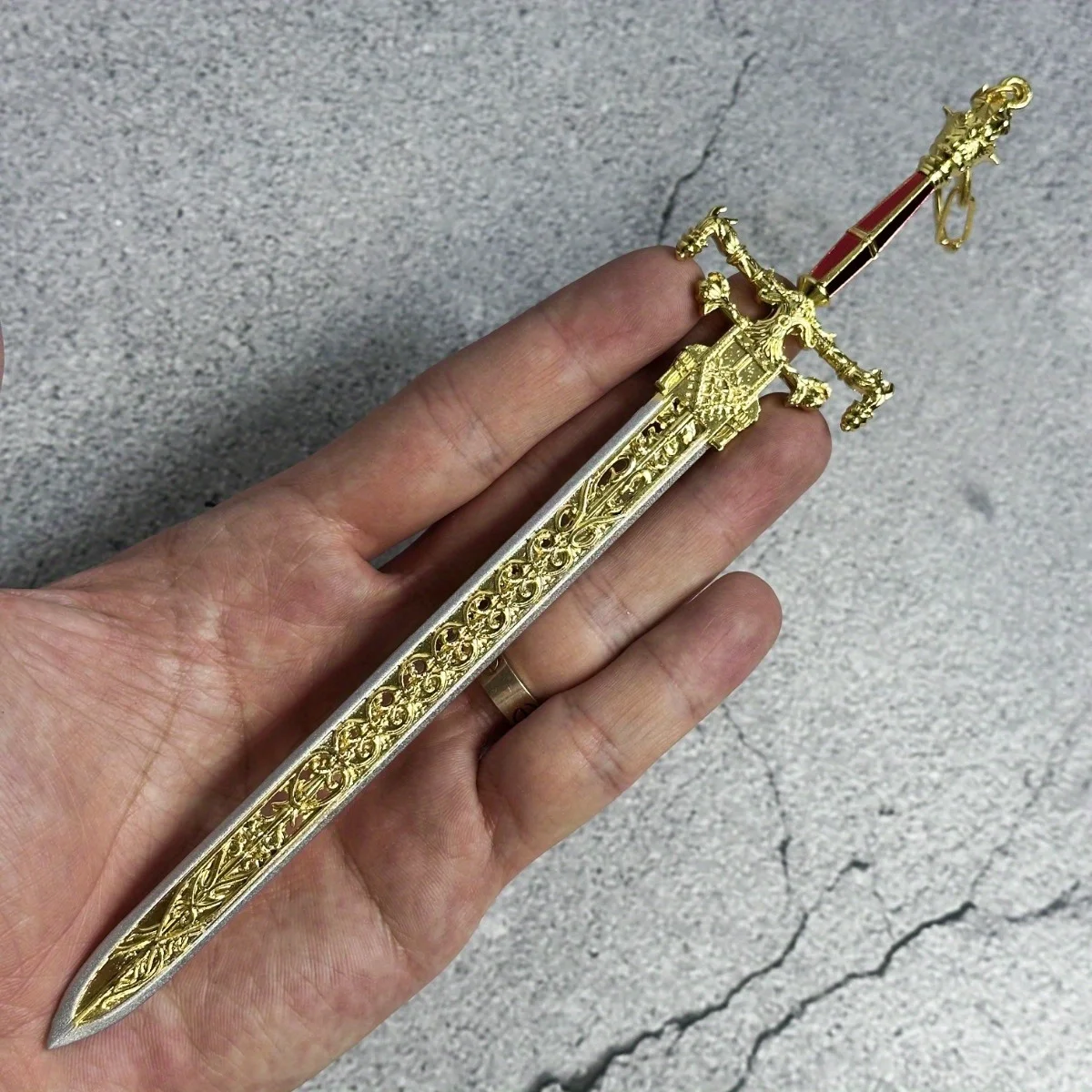 8.6inch Anime Elden Katana Steel Metal Sword Real Size Japanese Katana Sword of Night and Flame Ninja Knife Samurai Sabre Gift