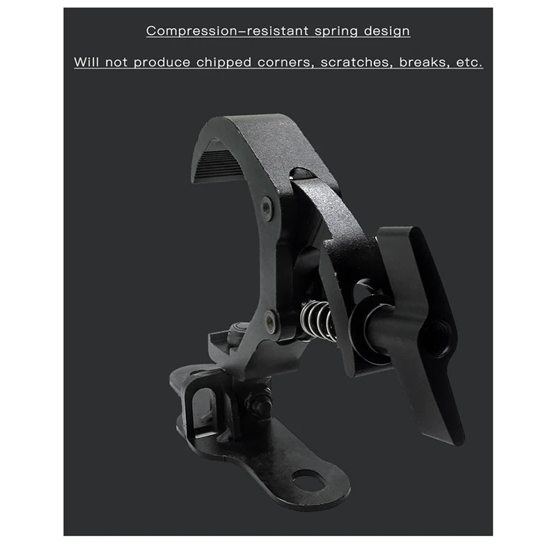 1 Pasang Kait Lampu Panggung Aluminium Klip Rangka Lampu Kepala Bergerak Beban Pengaman 150KG untuk Peralatan Panggung Disko DJ Mudah Digunakan (A)