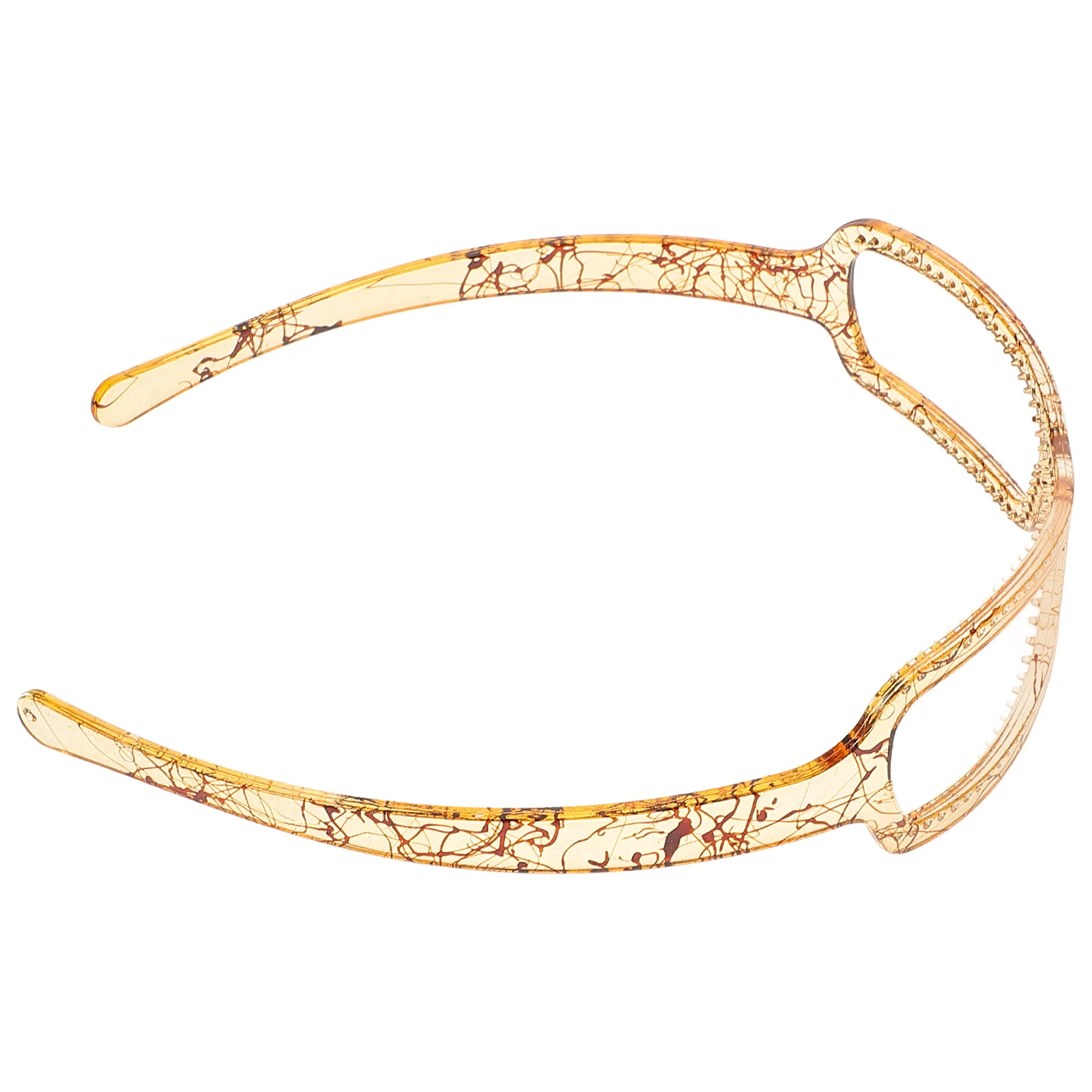 

Resin Headband For Women Fashion Plastic Hairband Sunglass Style Eyewear Headbands Decorative Daily Wear Spa Washing Face