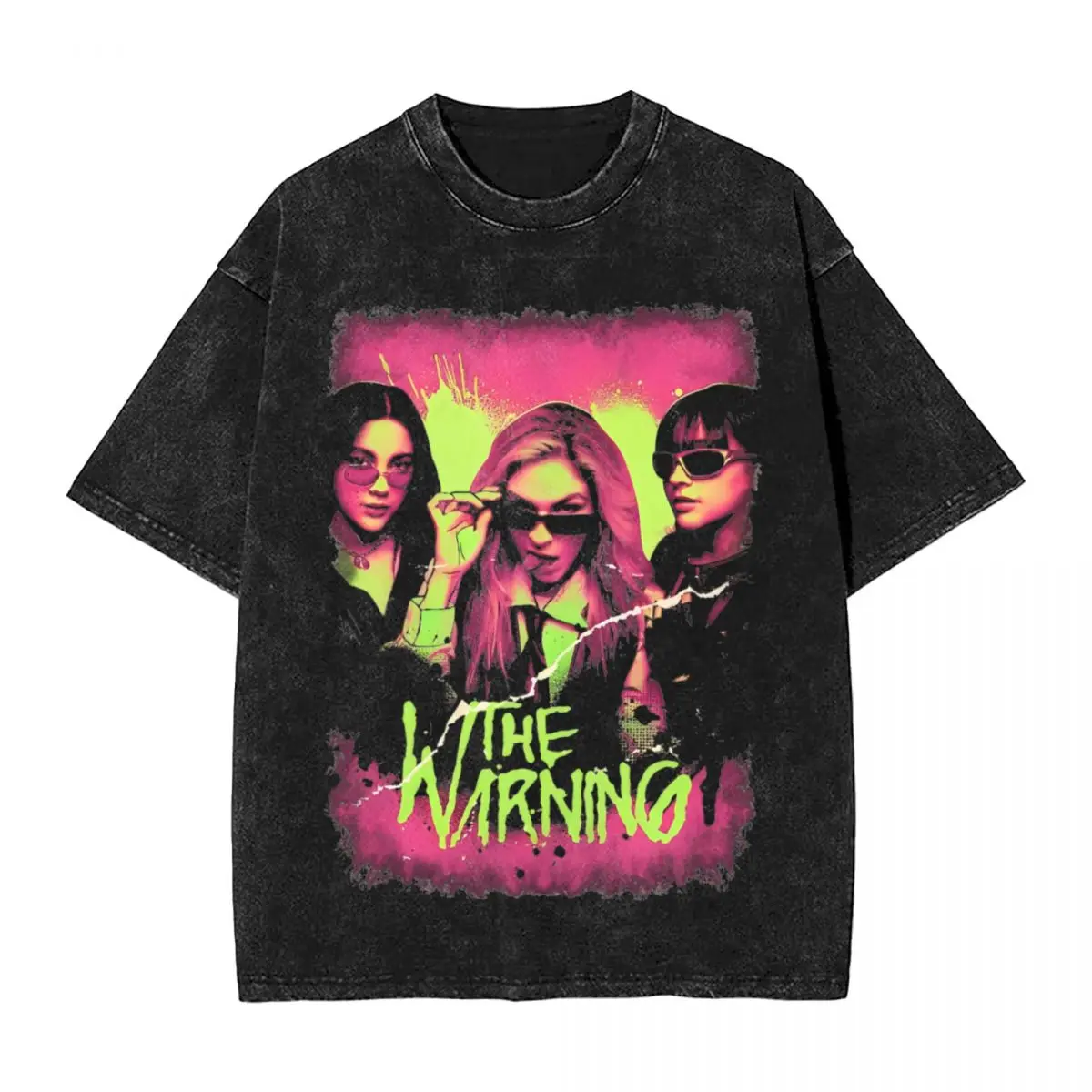THE WARNING BAND Pop ROck T-Shirt Summer Y2K Funny T Shirts 2024 Casual Leisure Tshirt For Man Short Sleeves Simple Tees