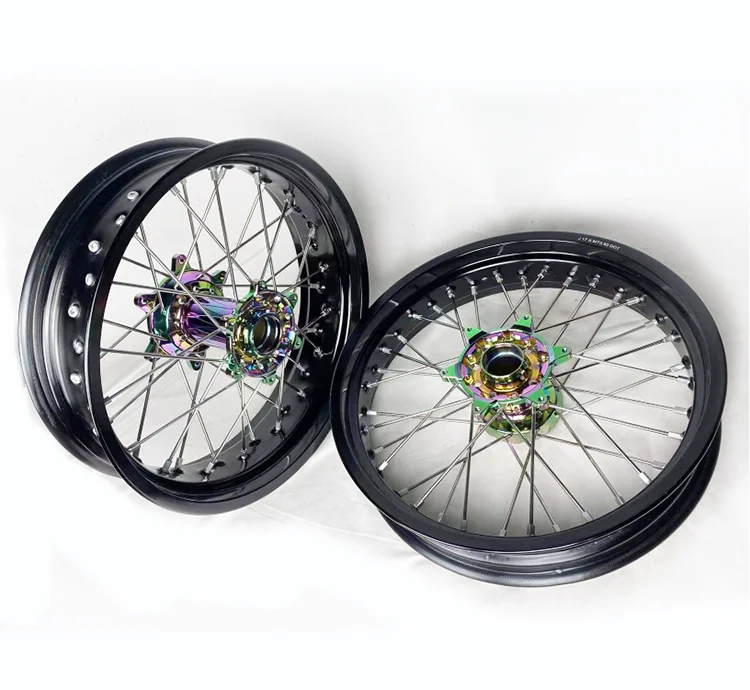 Motorcycle accessories 17''  Supermoto Wheel Sets for 125-530 - EXC SXF