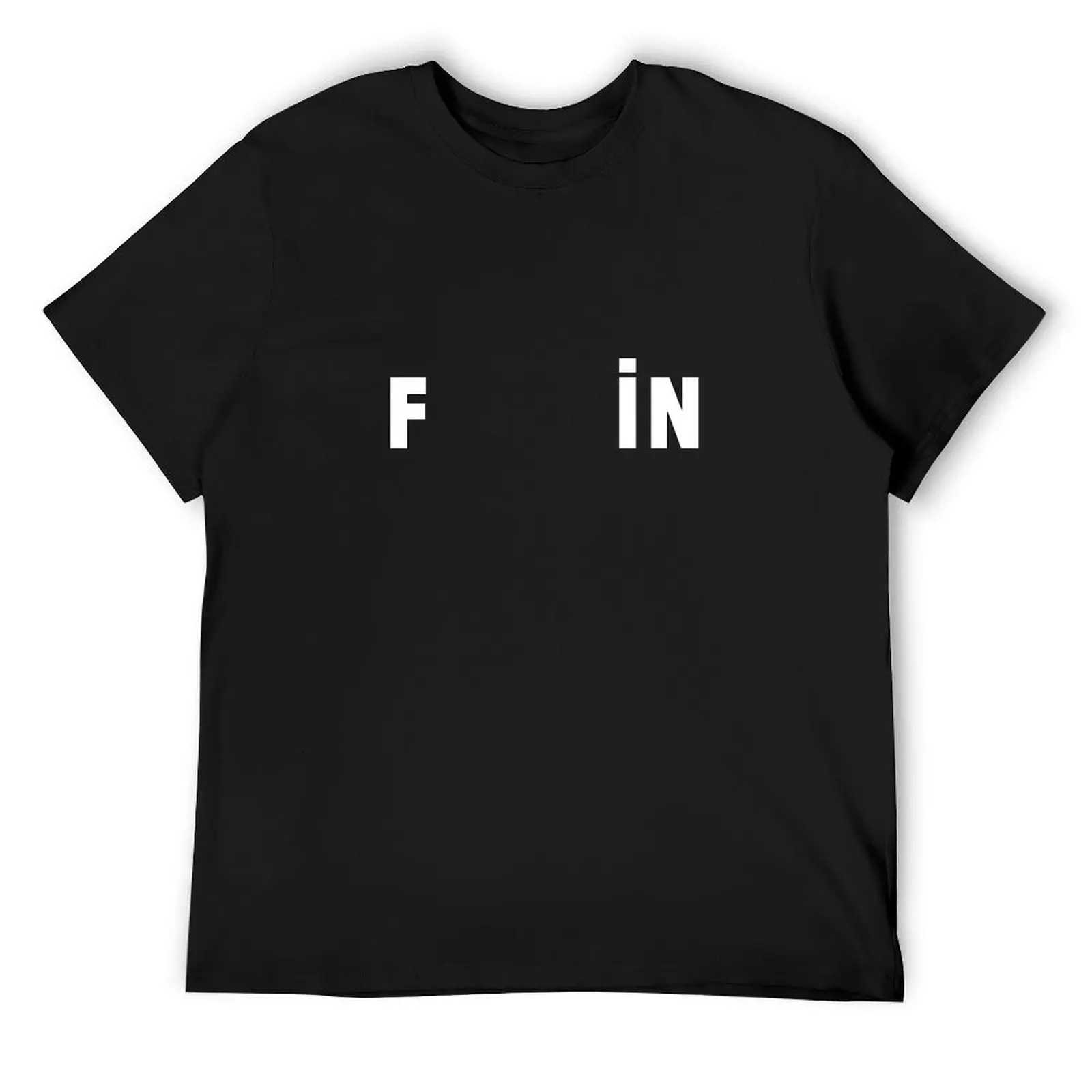 Fin, Godard T-Shirt anime t shirts Short sleeve tee anime tshirt fruit of the loom mens t shirts