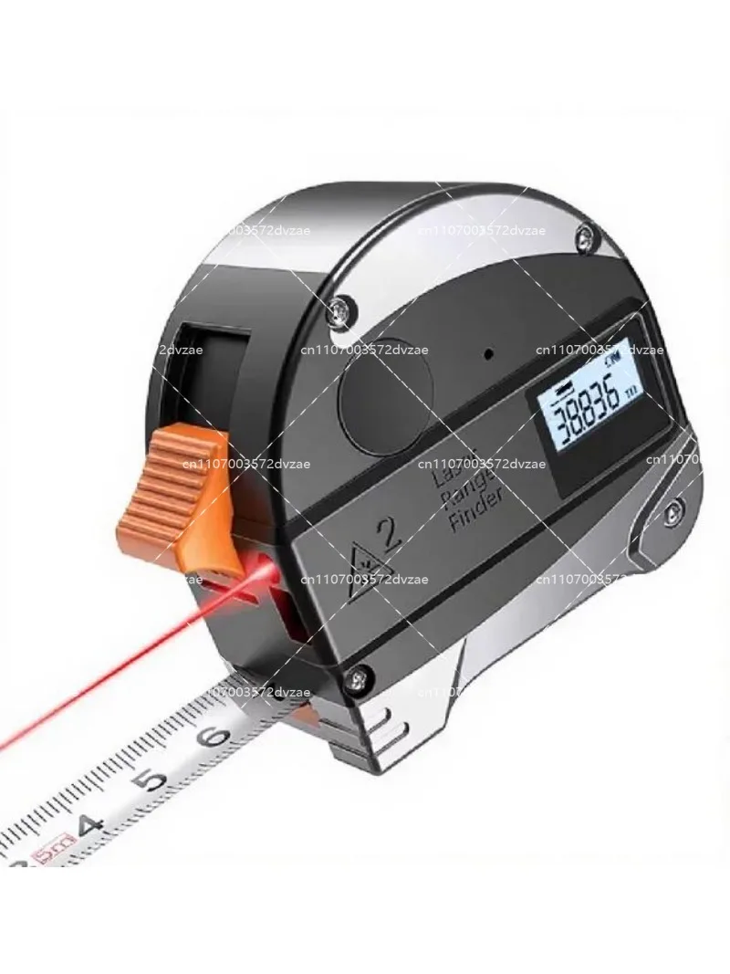 Laser Rangefinder 328ft Measure with Backlit LCD, High Accuracy Li-ion Battery, Portable Tape Measure for Home & Construction
