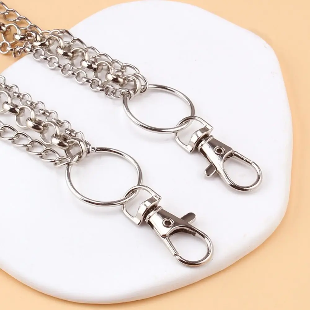 الموضة القوطية الخصر سلسلة الهيب هوب سبائك معدنية شرابة قلادة بانت سلسلة Harajuku Y2K الجينز سلسلة للنساء رجل #1