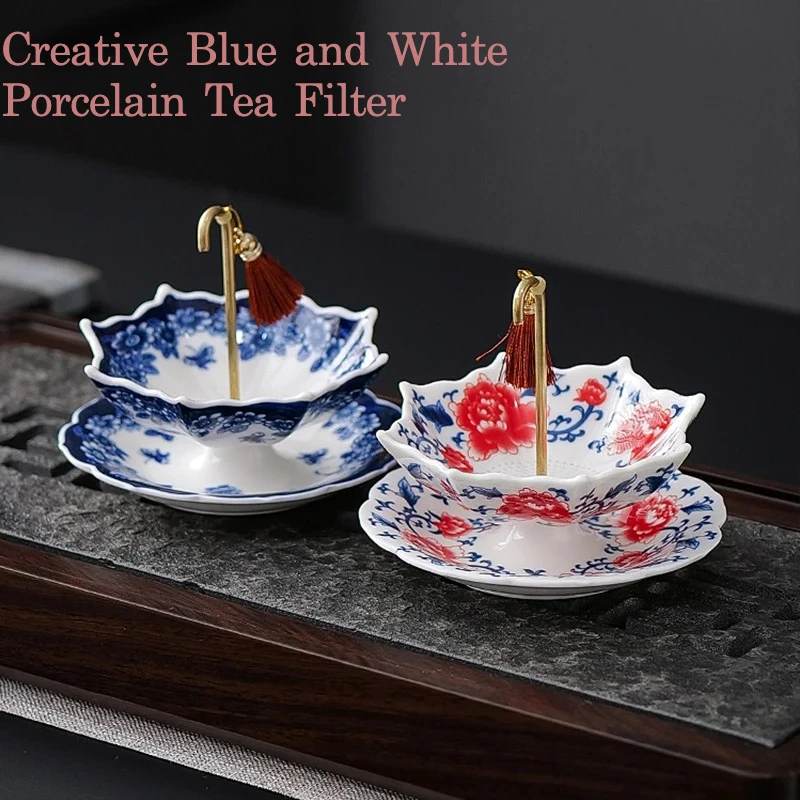 

Creative Umbrella Tea Leaks Tea Filters Ceramic Filters Accessories Set Etiquette Tea Table Decorations Ornaments