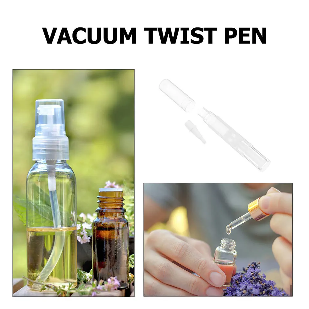 5 قطع قلم طلاء الأظافر من البلاستيك الشفاف، أداة مكياج متعددة الاستخدام، فرشاة توزيع الزيوت العطرية، أنبوب ملمع الشفاه