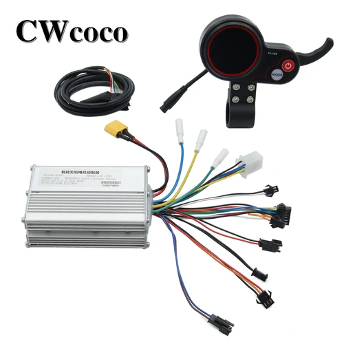 Imagen 2 del producto Controlador de Motor inteligente sin escobillas para patinete eléctrico Kugoo M4, dispositivo con pantalla de 5/6 Pines, 36V, 48V, TF-100, M5