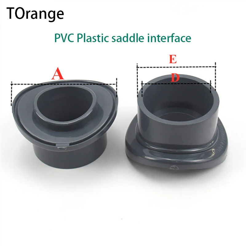 PVC Plastic saddle interface Saddle joint Arc generation tee Saddle sampling Header Garden landscape tube connection points