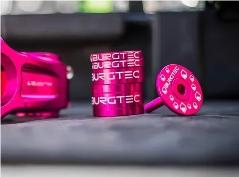 BURGTEC espaciadores de vástago, tapa superior Burgtec, Perno de tapa superior y espaciadores de vástago MTB bike accessories