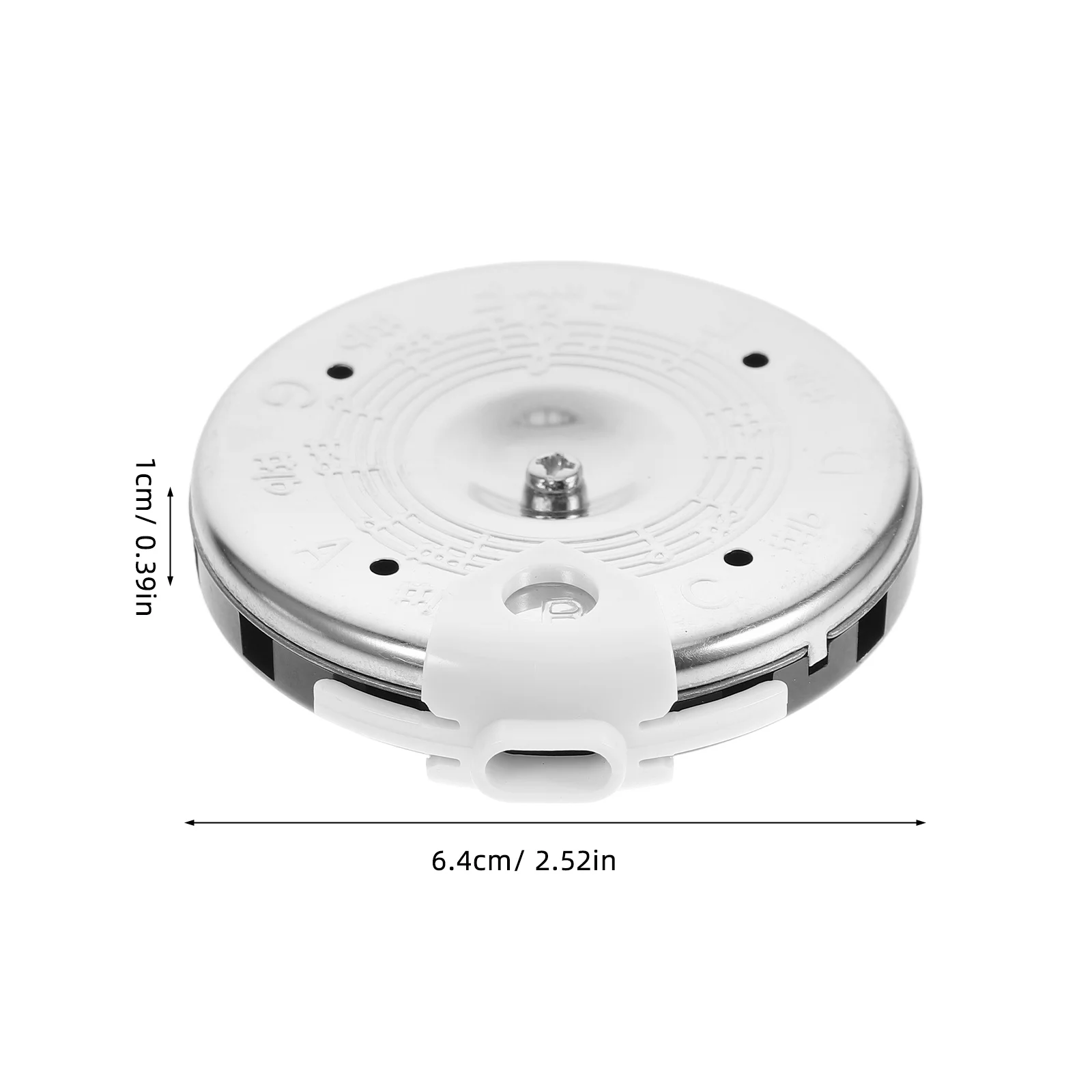 موالف الجيتار 13 درجة جهاز ضبط دائري للكمان باس F-F مفتاح أداة الموسيقى خفيفة الوزن #3