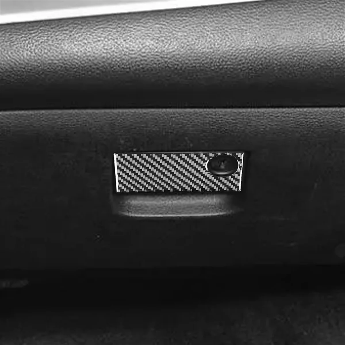

Carbon Fiber for Dodge Journey 2011-2017 Co-Pilot Storage Box Handle Panel Glove Box Switch Cover Trim Accessories-A51K