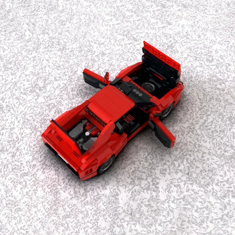 1451pcs MOC Ferrariesd GTO Carsed Model Technical Building Blocks Assembly DIY Creative Idea Display Collectible Brick Gift Home