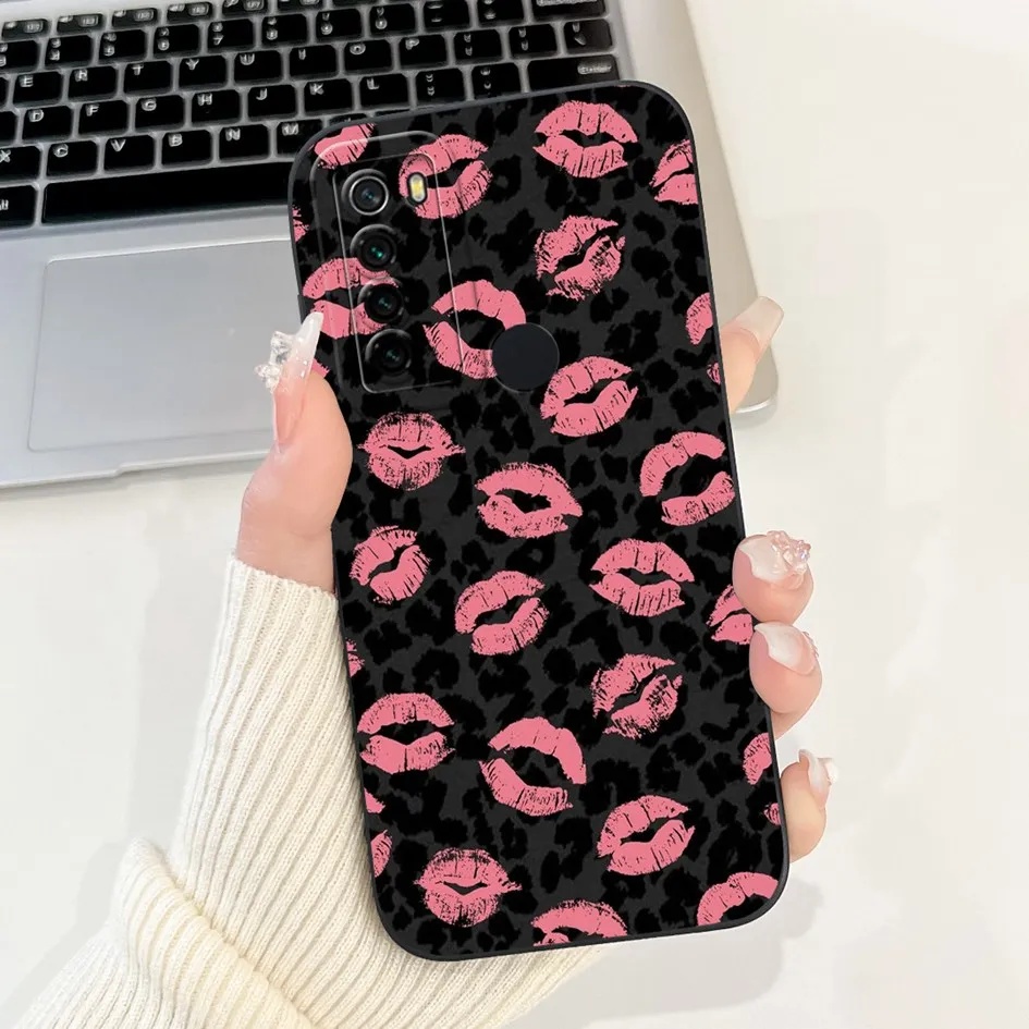 For Xiaomi Redmi Note 8 8T Case Fashion Painted Camera Protection Square Silicone Coque Soft Cover For Redmi Note8 Note8T Fundas