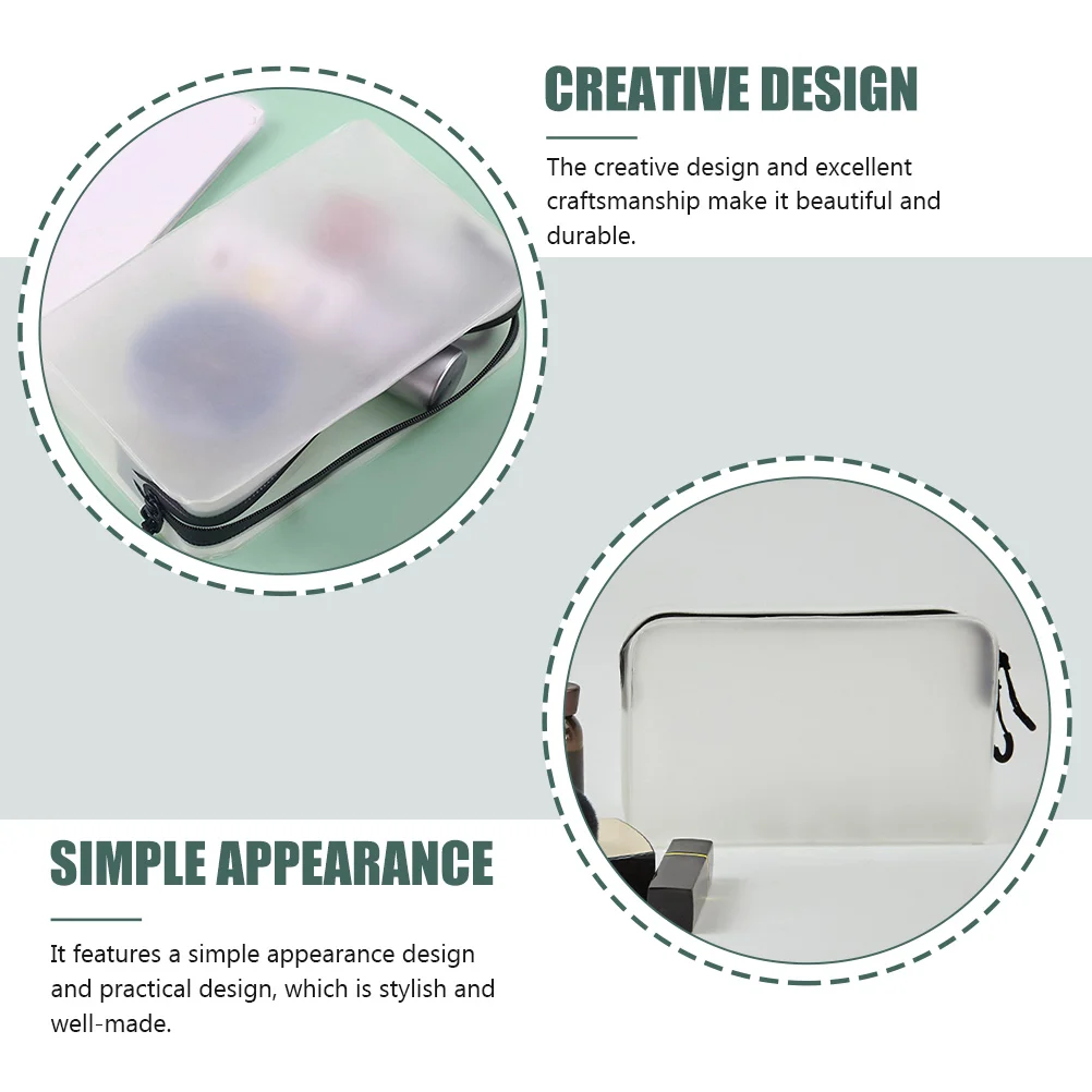 

Multipurpose Toiletry Bag for Women Portable Travel Wash Pouch with Large Capacity Simple Organizer Storage Makeup Bag