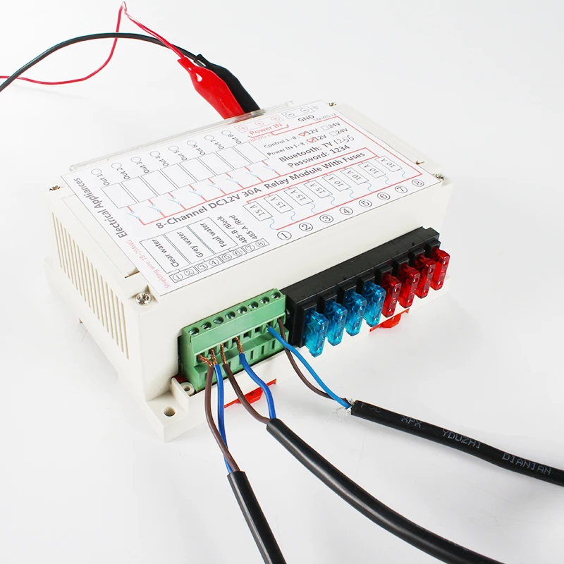 Panel Saklar 8 Gang 24V yang Dapat Disesuaikan dengan Grup Relay & Panel Saklar Sentuh Sensor untuk Truk ATV UTV Kapal Karavan