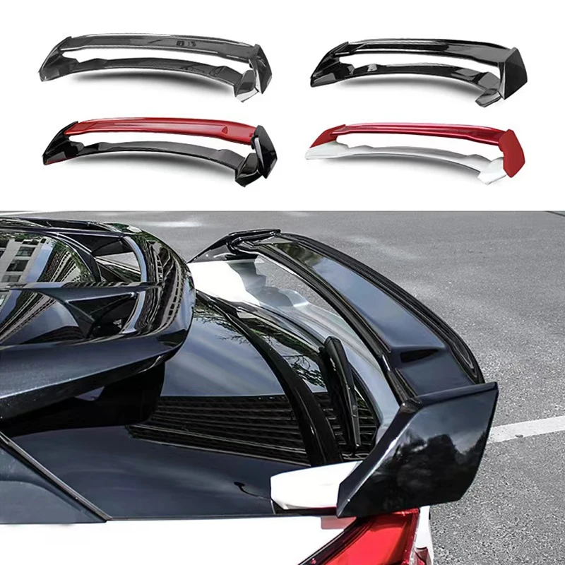 Dla Toyota Chr C-HR tylny dach bagażnik pokrywa spoiler błotnik karbonowy czarny zestaw do modyfikacji sportu 2015 16 17 18 19 20 22