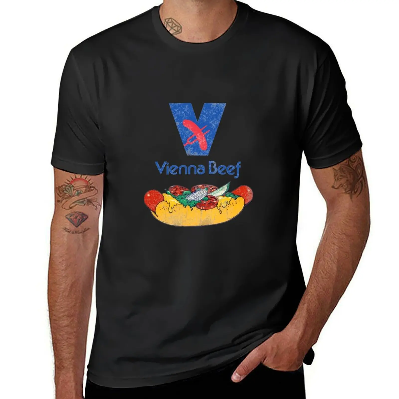 Vienna Beef Unisex T-Shirt Blouse sports fans animal prinfor boys t shirts men