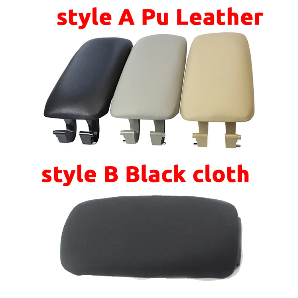 Custom Car Center Console Armrest Storage Box Lid Cover For Audi A3 8P/A5 2003-2012 Pu Leather Arm Rest Cap Auto Accessories