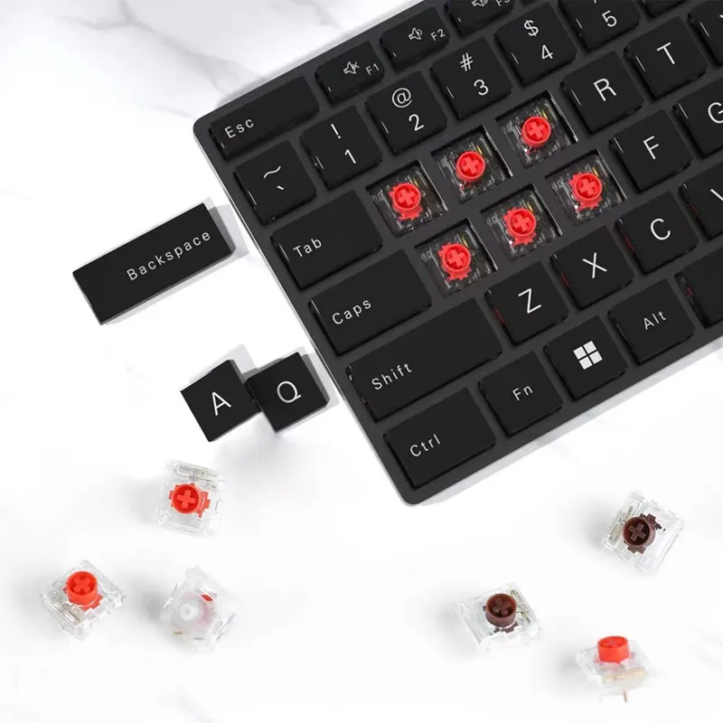 Kailh Low Profile Switches 1353 Custom Full POM RGB Transparent Linear Tactile Switch for Hitbox Mechanical Keyboard Kit DIY