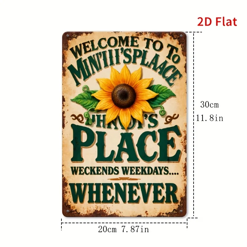 2D Flat Printed 
