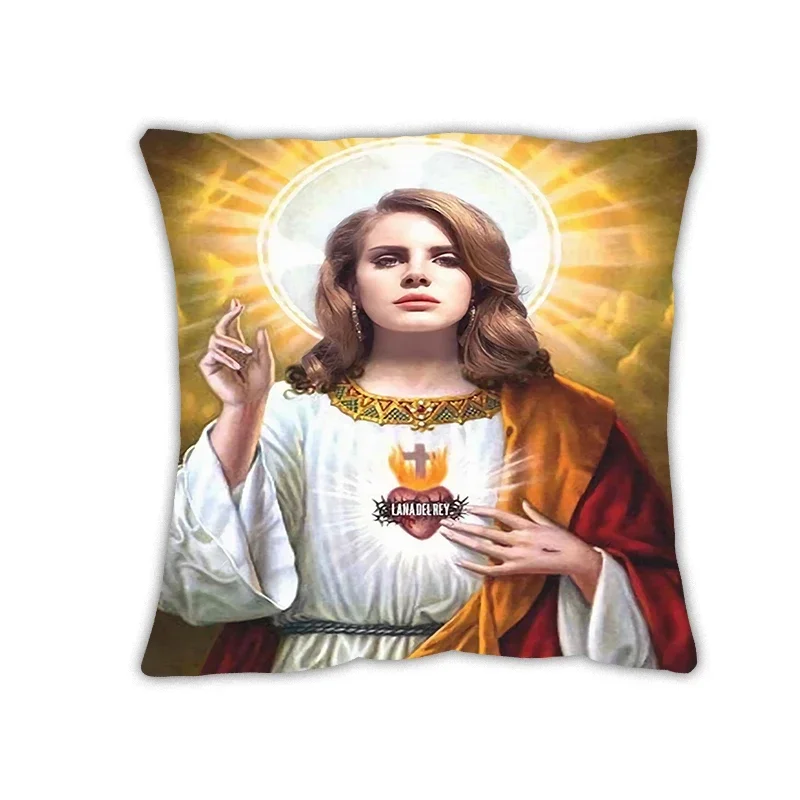 45x45cm Jesus Hip Hop Hanging Cushion Cover Rapper Pillow Case Bedroom Living Room Sofa Car Home Personality Decor Pillowcase