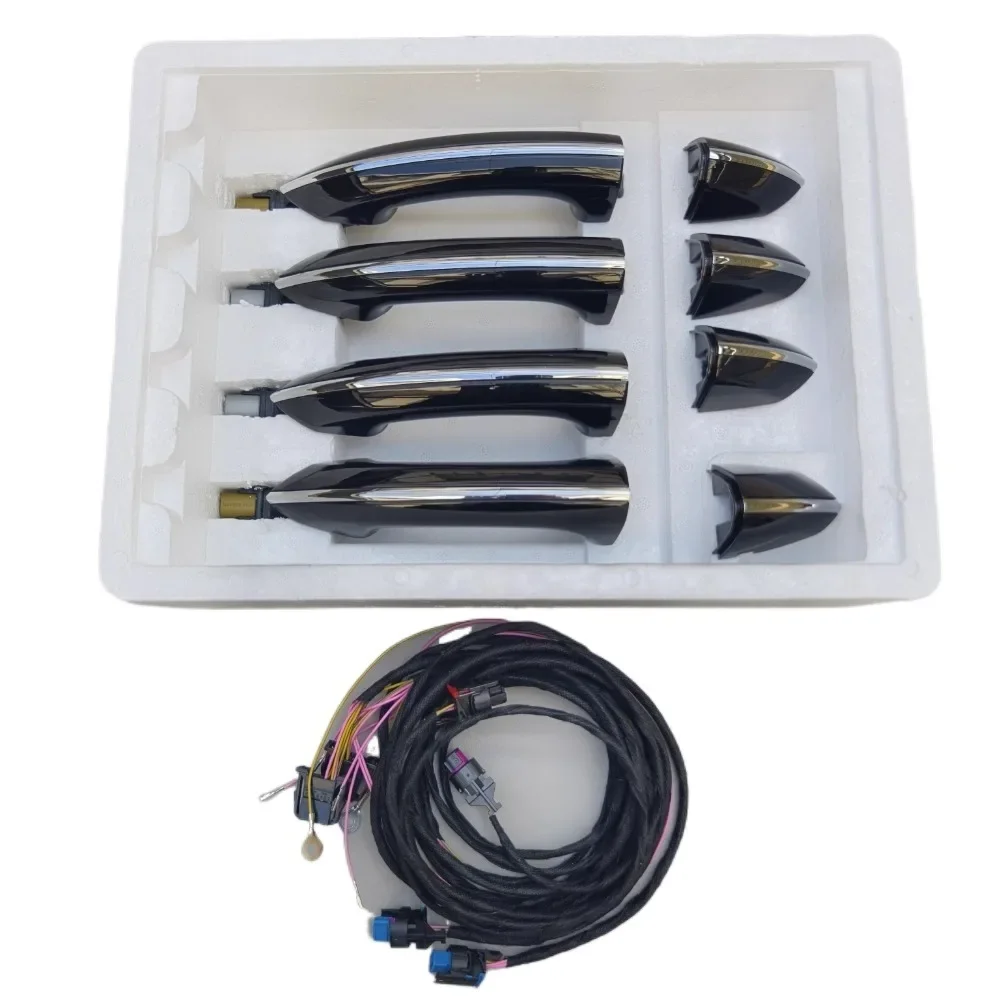 

For Volkswagen 19-25 Passat Modified High-end Car Door Handle with Chrome Plated Bright Strip and Light Strip