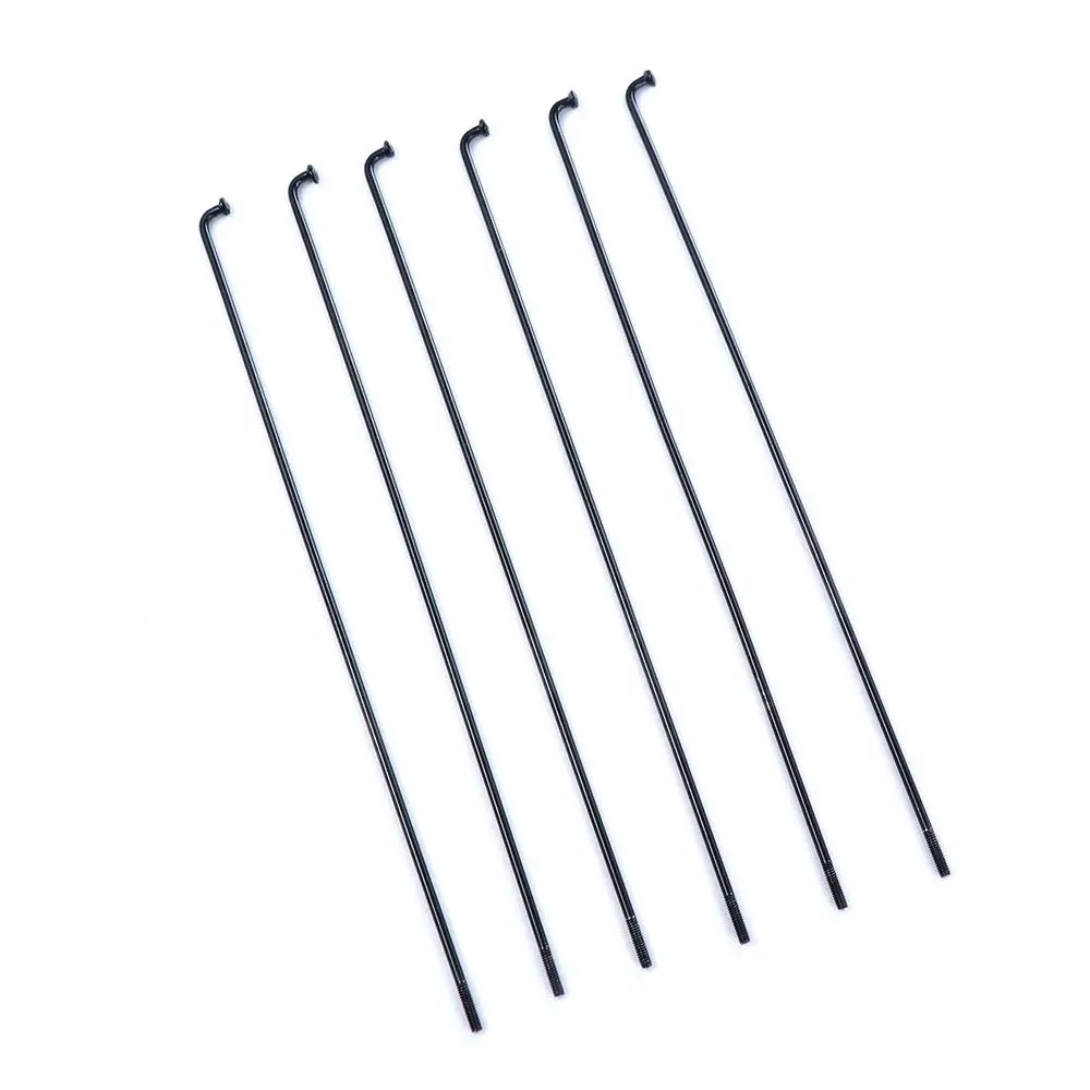 Schwarze Fahrradzubehörteile 170mm-290mm 27,5 Zoll Rennrad 700C Räder Speichen Nippel Edelstahl Fahrradspeichen – Detail 8